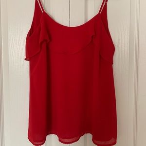 Naked Zebra Red Low Back Tank